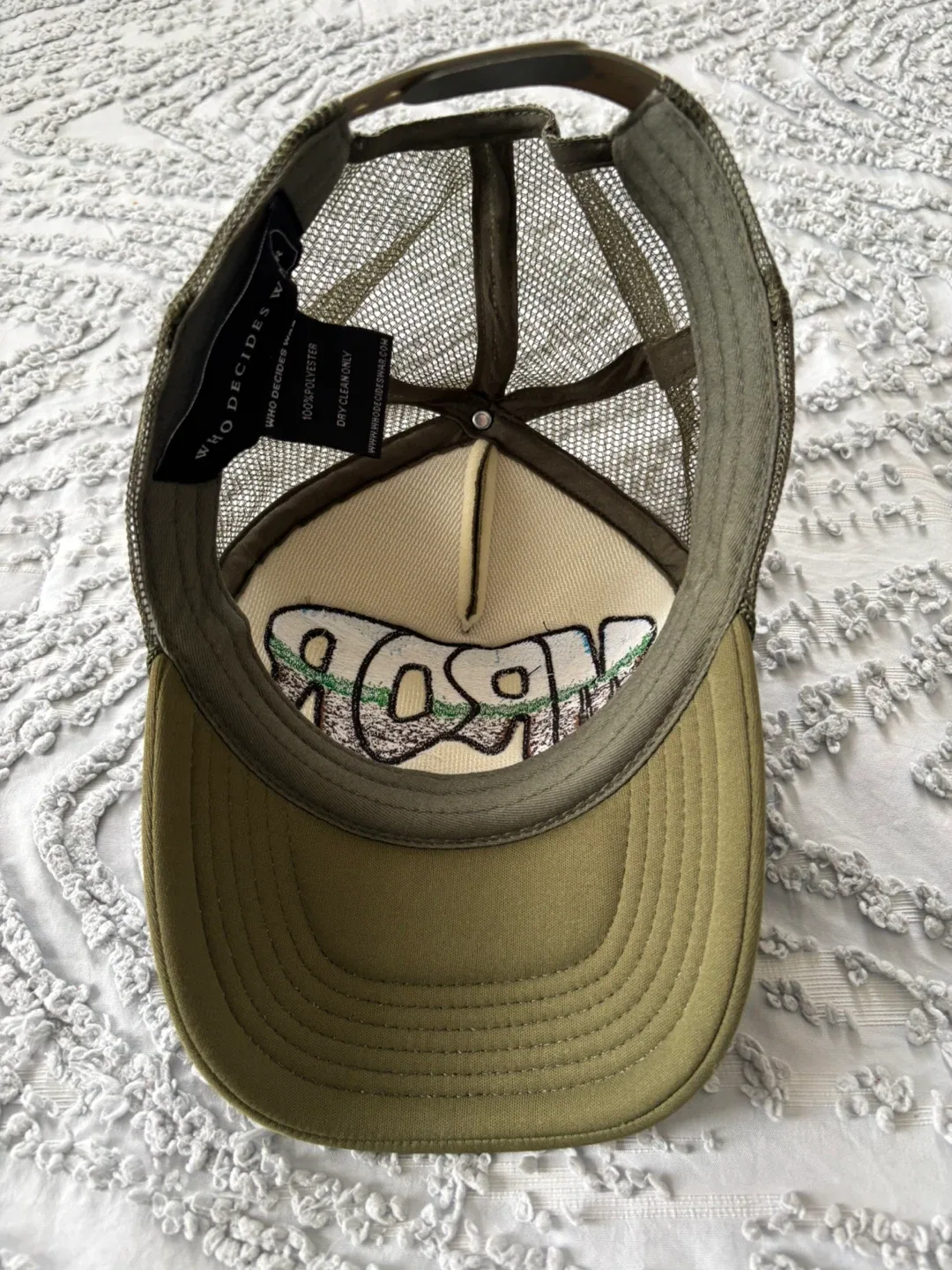 Who Decides War Trucker Hat - photo 3