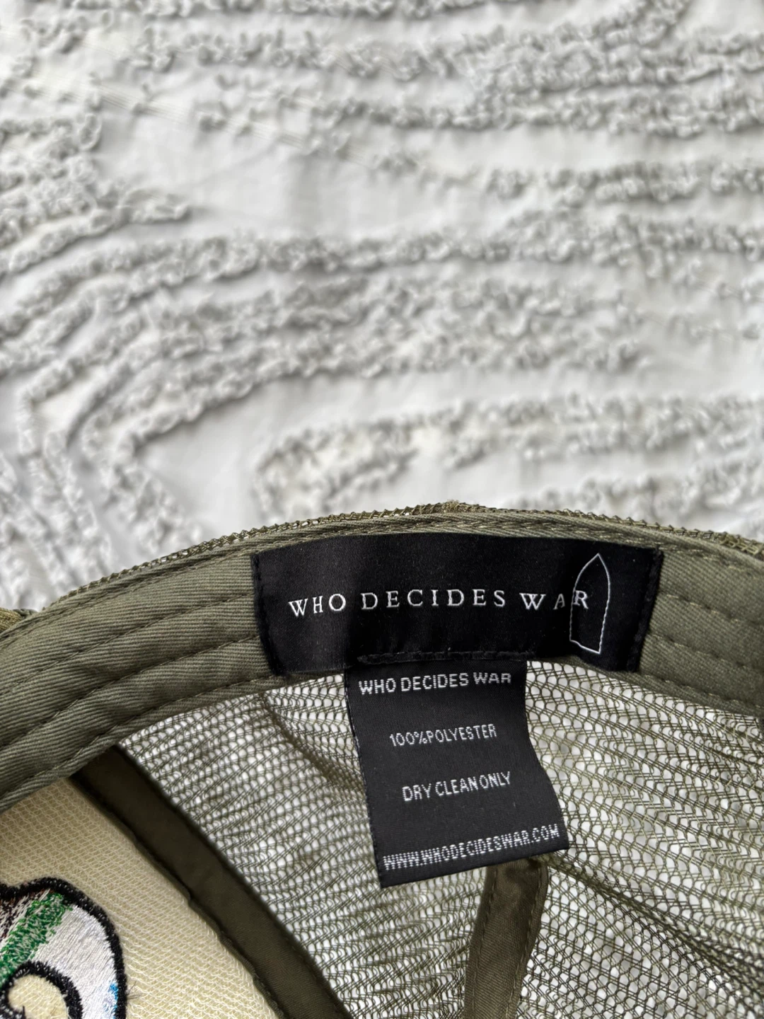 Who Decides War Trucker Hat - photo 4