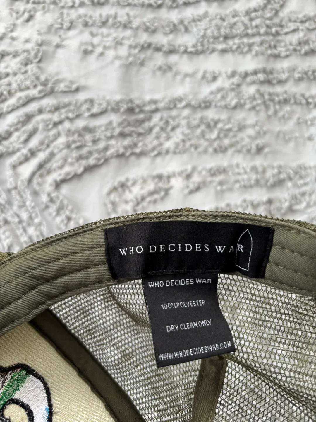 Who Decides War Trucker Hat - photo 4