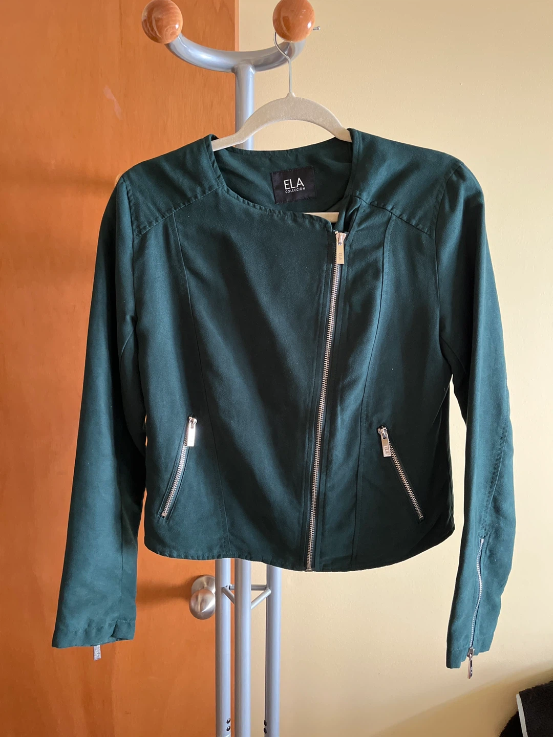 ELA green velvet Jacket