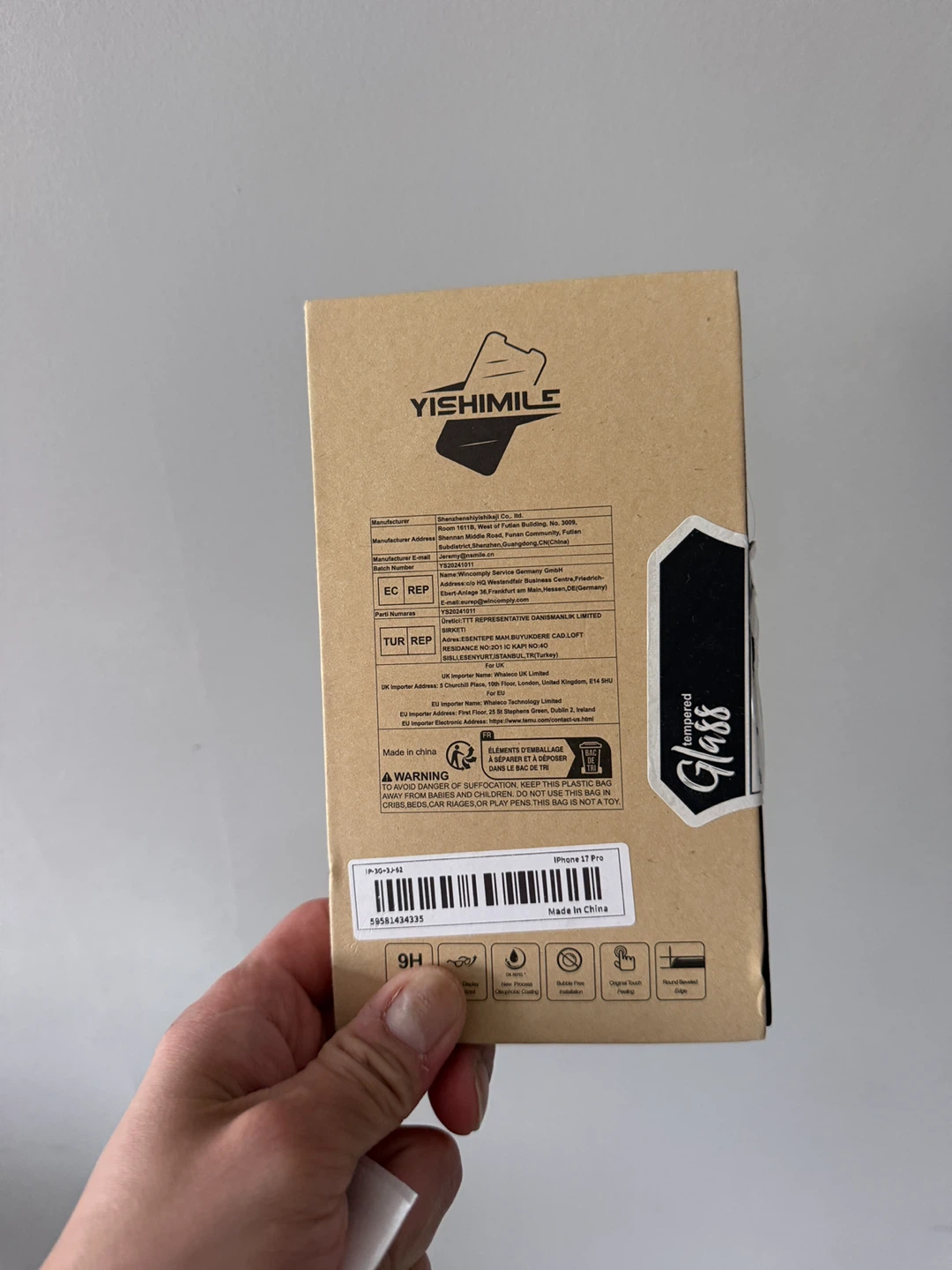 Tempered “glass” screen x1 and camera cover x2 - photo 3