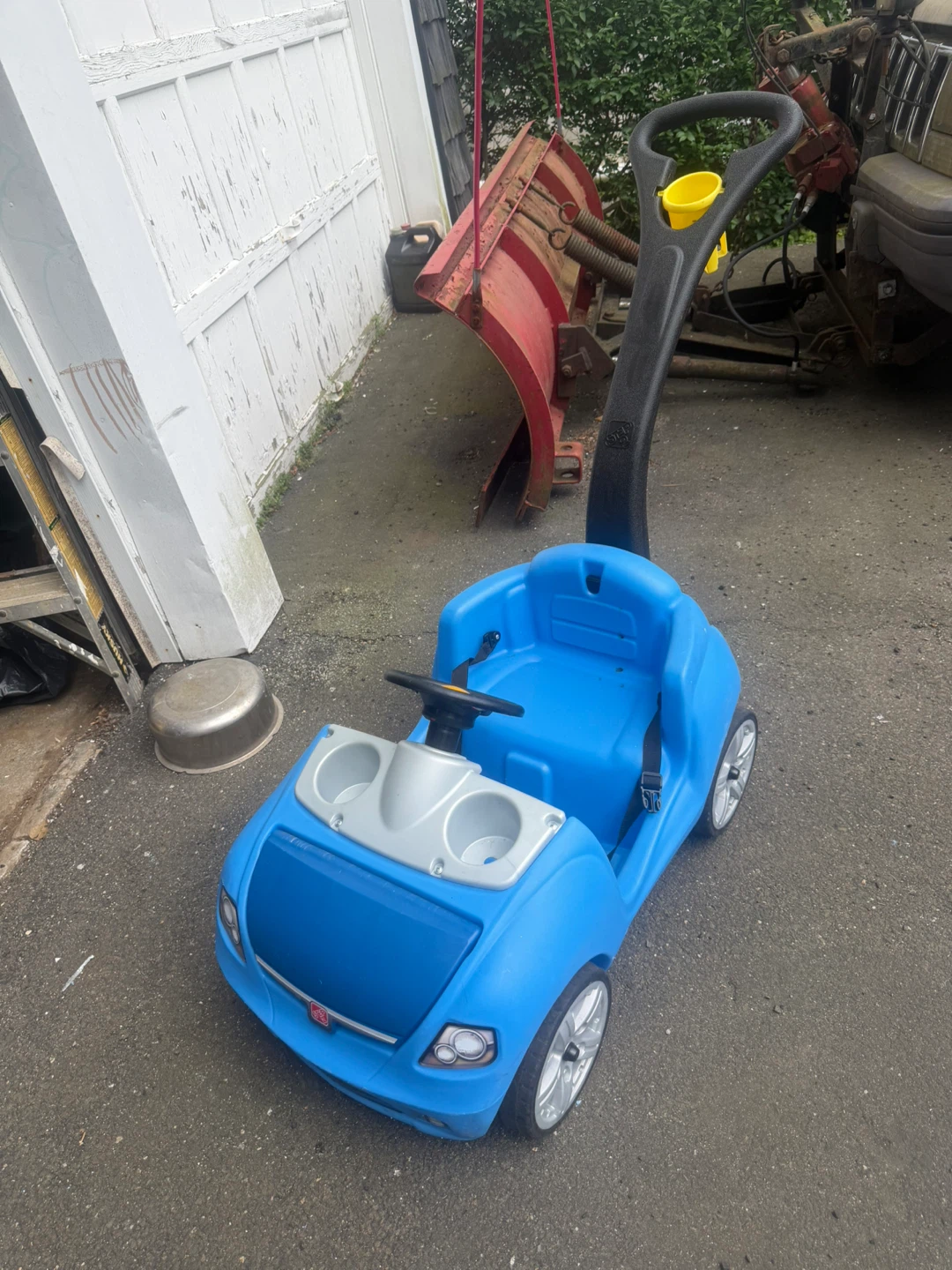 Step2 Push Around Bubble Car Ride-On - Blue - photo 2