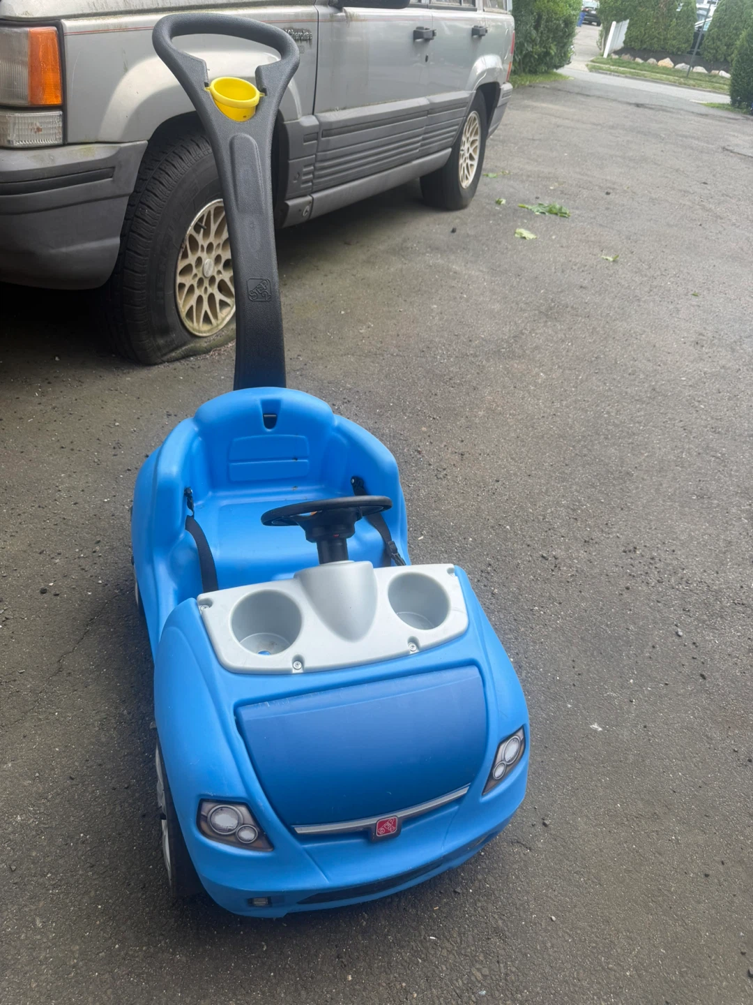 Step2 Push Around Bubble Car Ride-On - Blue - photo 4