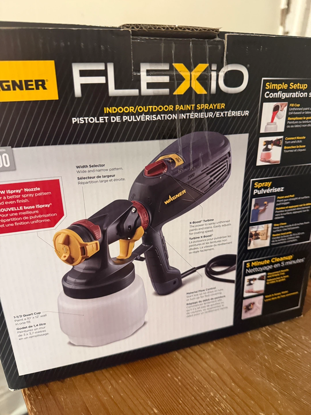 Wagner FLEXiO Indoor/Outdoor Paint Sprayer