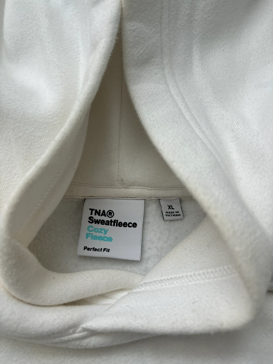 TNA White Cozy Fleece Hoodie - photo 2
