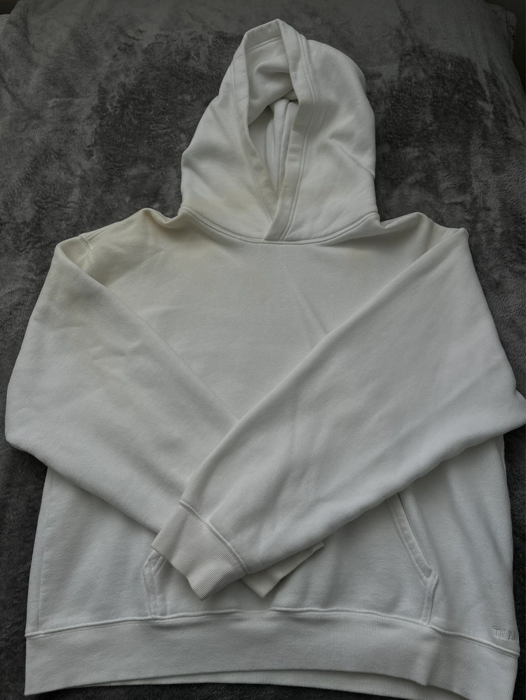 TNA White Cozy Fleece Hoodie