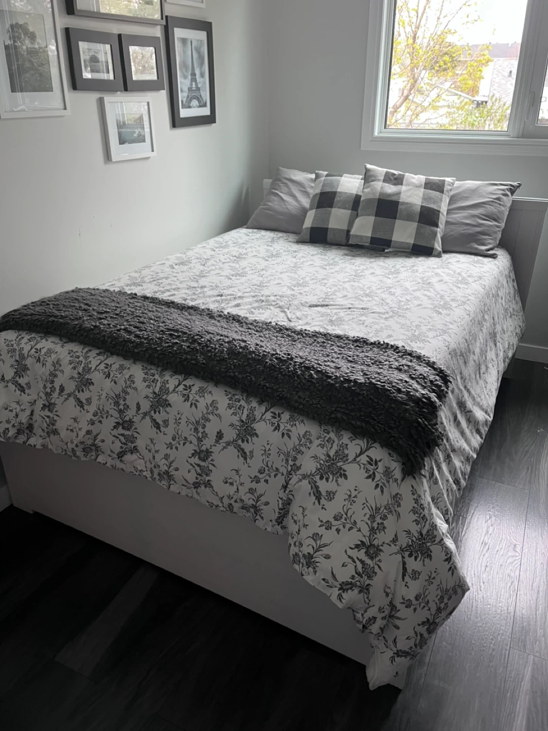 White double Bed Frame