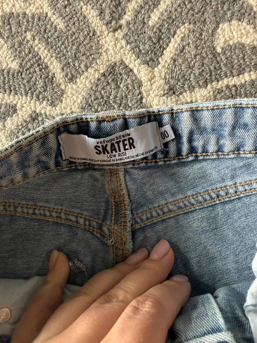 Refuge Denim Skater Low Rise Jeans - photo 5