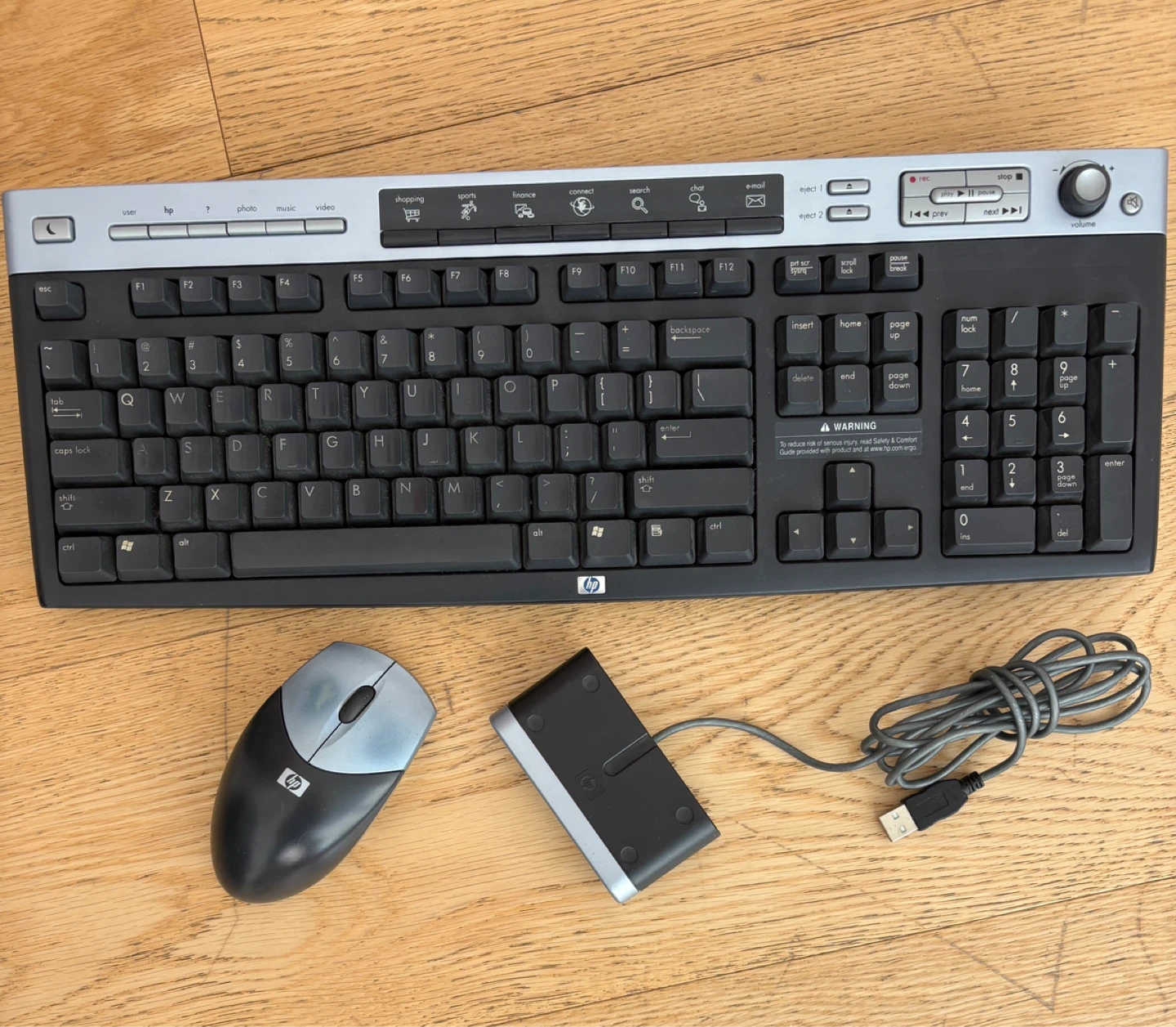 HP Wireless Keyboard and Mouse Set