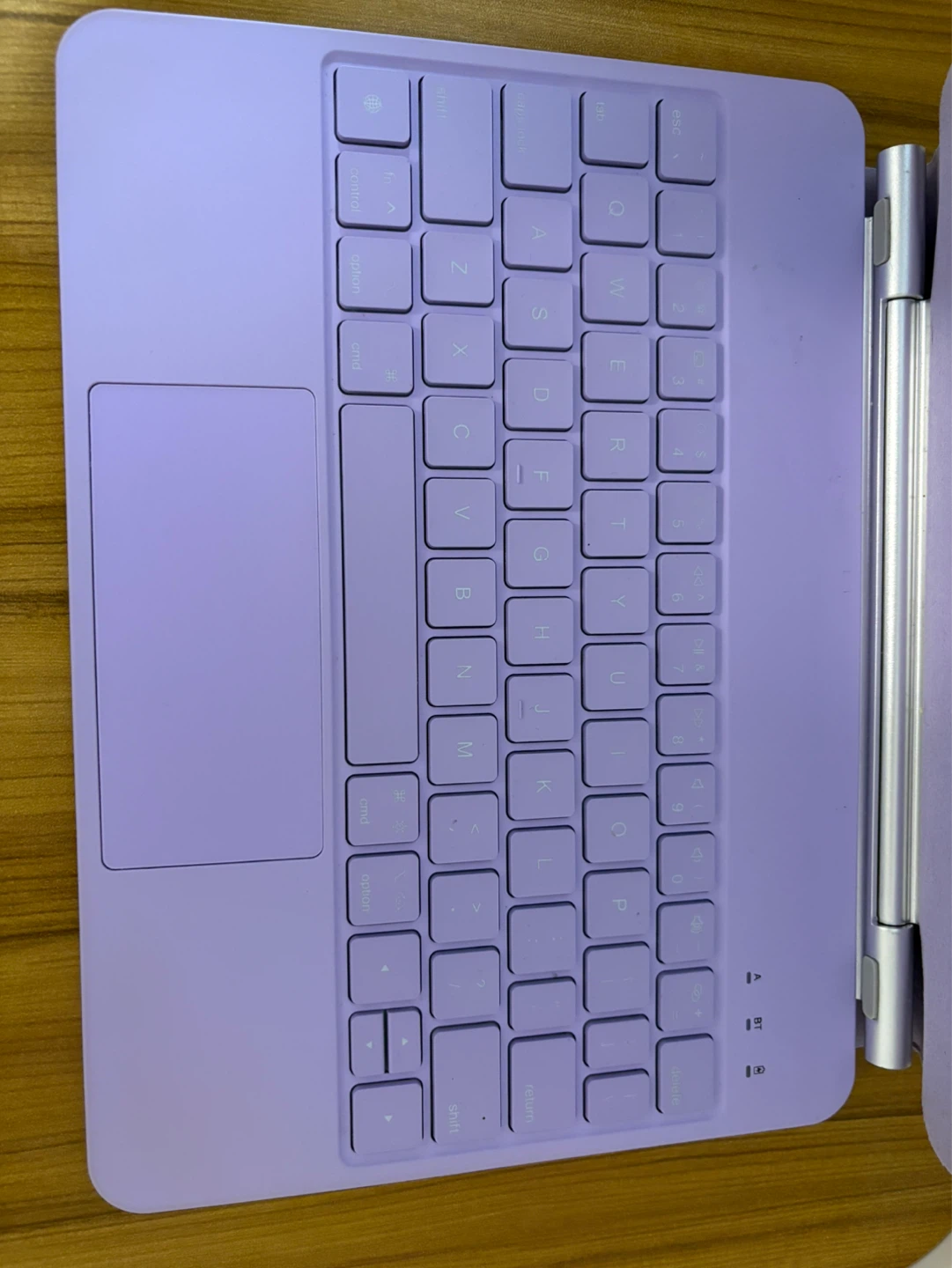 Purple Bluetooth Keyboard Case for Tablet - photo 2
