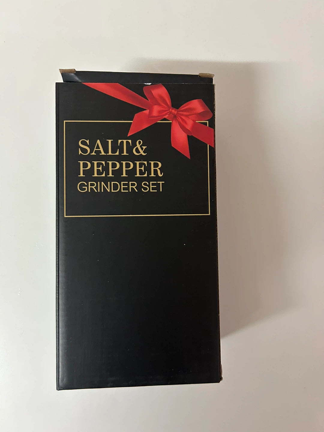 Acacia Wood Salt & Pepper Grinder Set