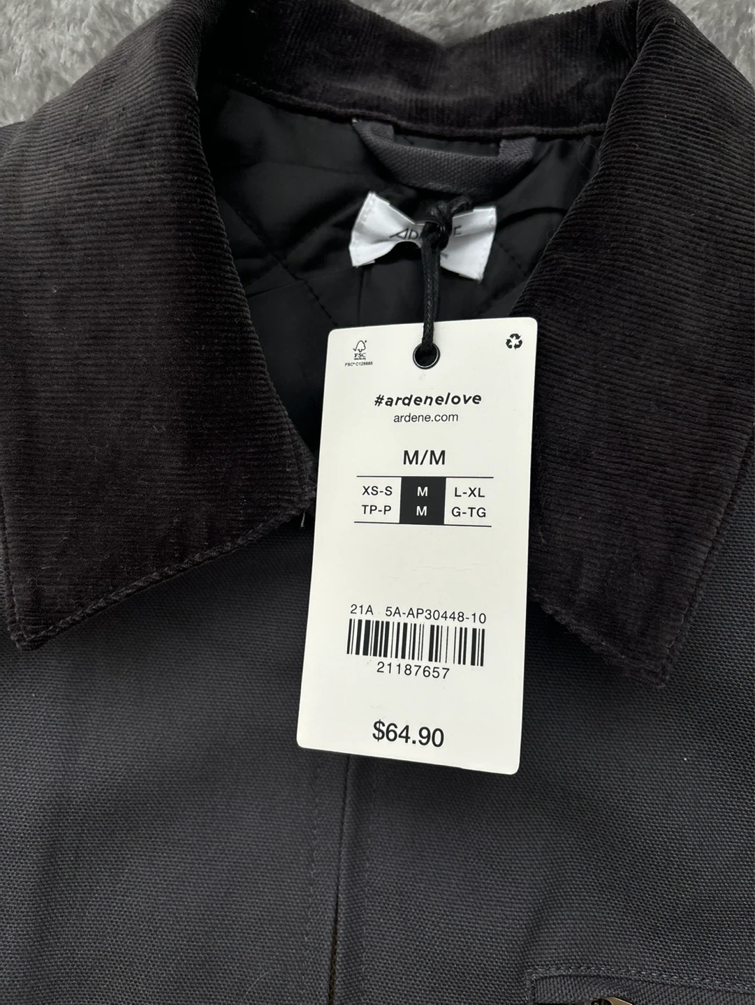 Grey Canvas Work Jacket - photo 2