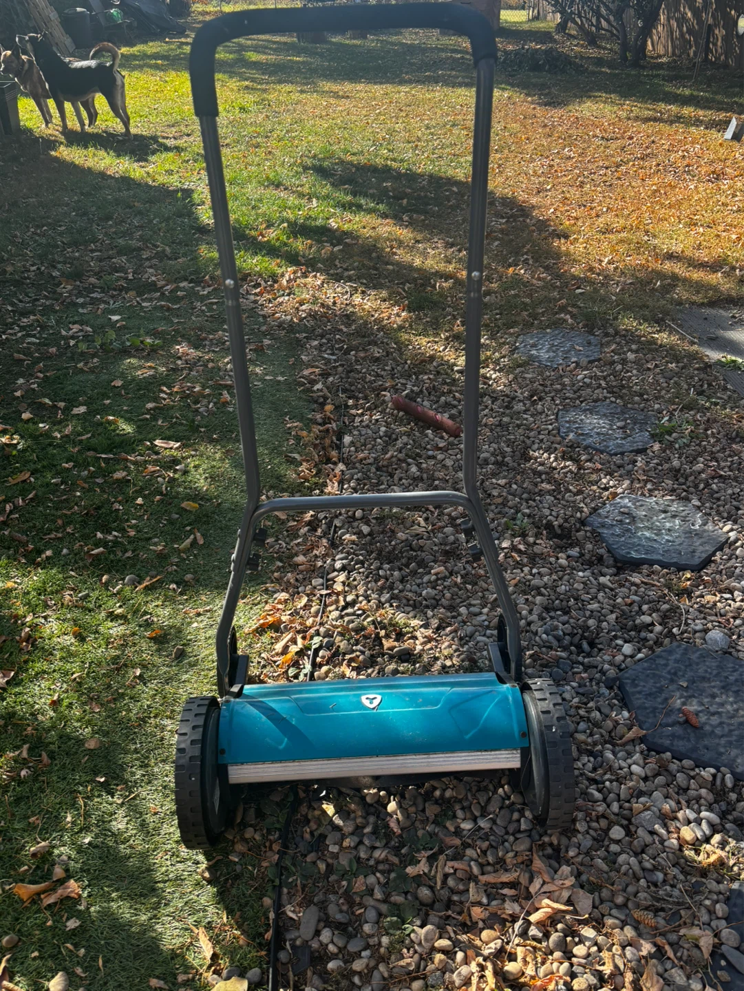 Manual push mower
