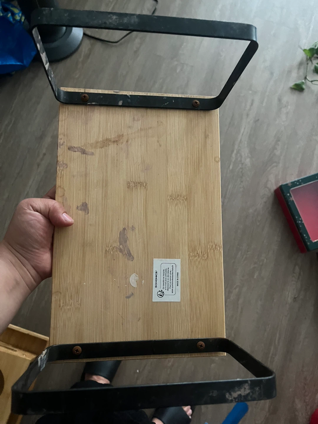 Bamboo Serving Tray Stand - photo 4