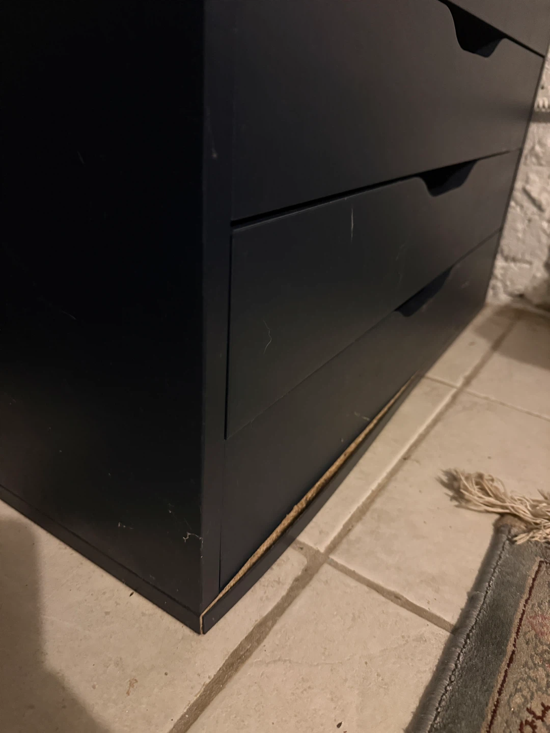 Navy Blue 5-Drawer Dresser - photo 2