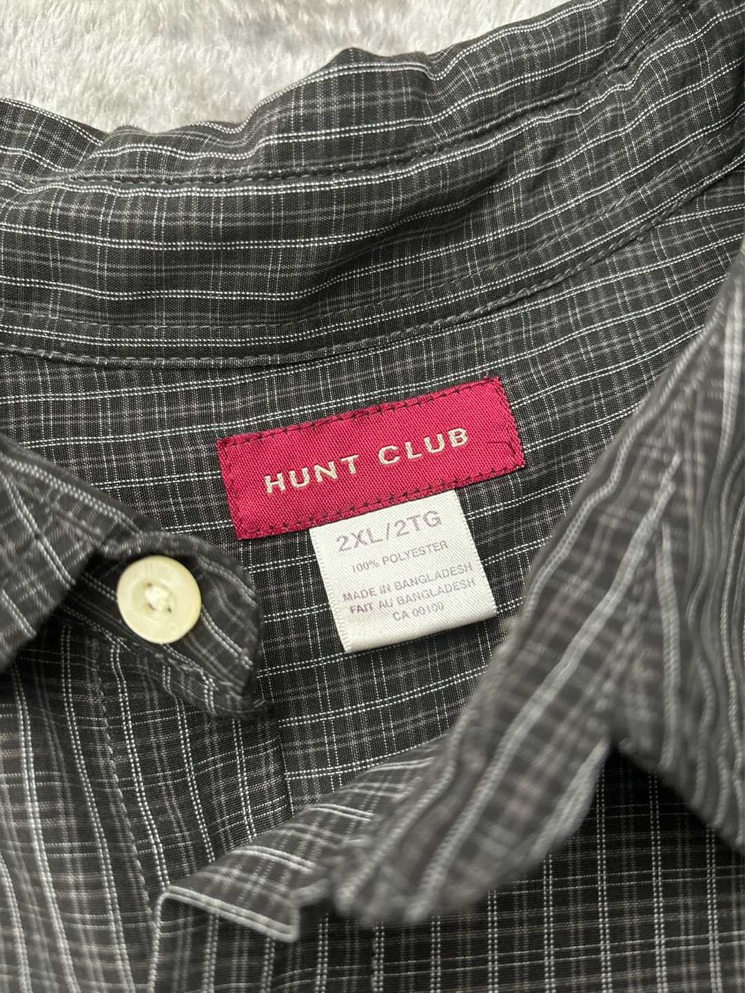 Men's Plaid Button-Down Shirt - photo 2