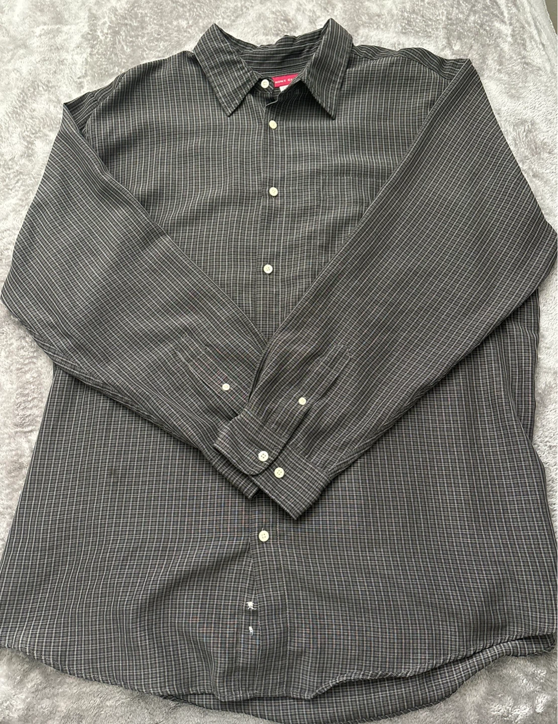Men's Plaid Button-Down Shirt