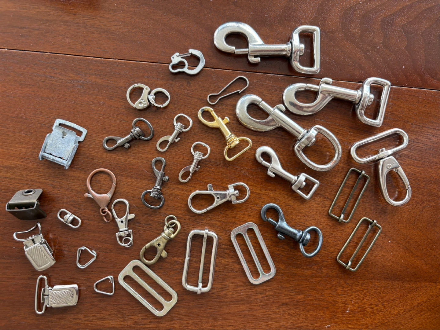 20+ Heavy duty Stainless Steel Snap Hooks, Buckles, Rings - photo 2