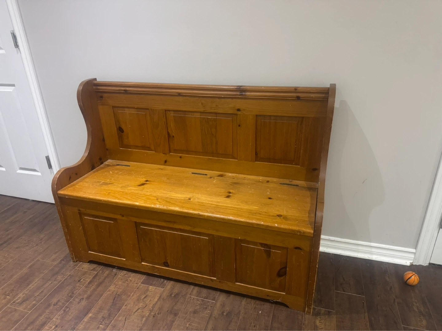 Bench with storage