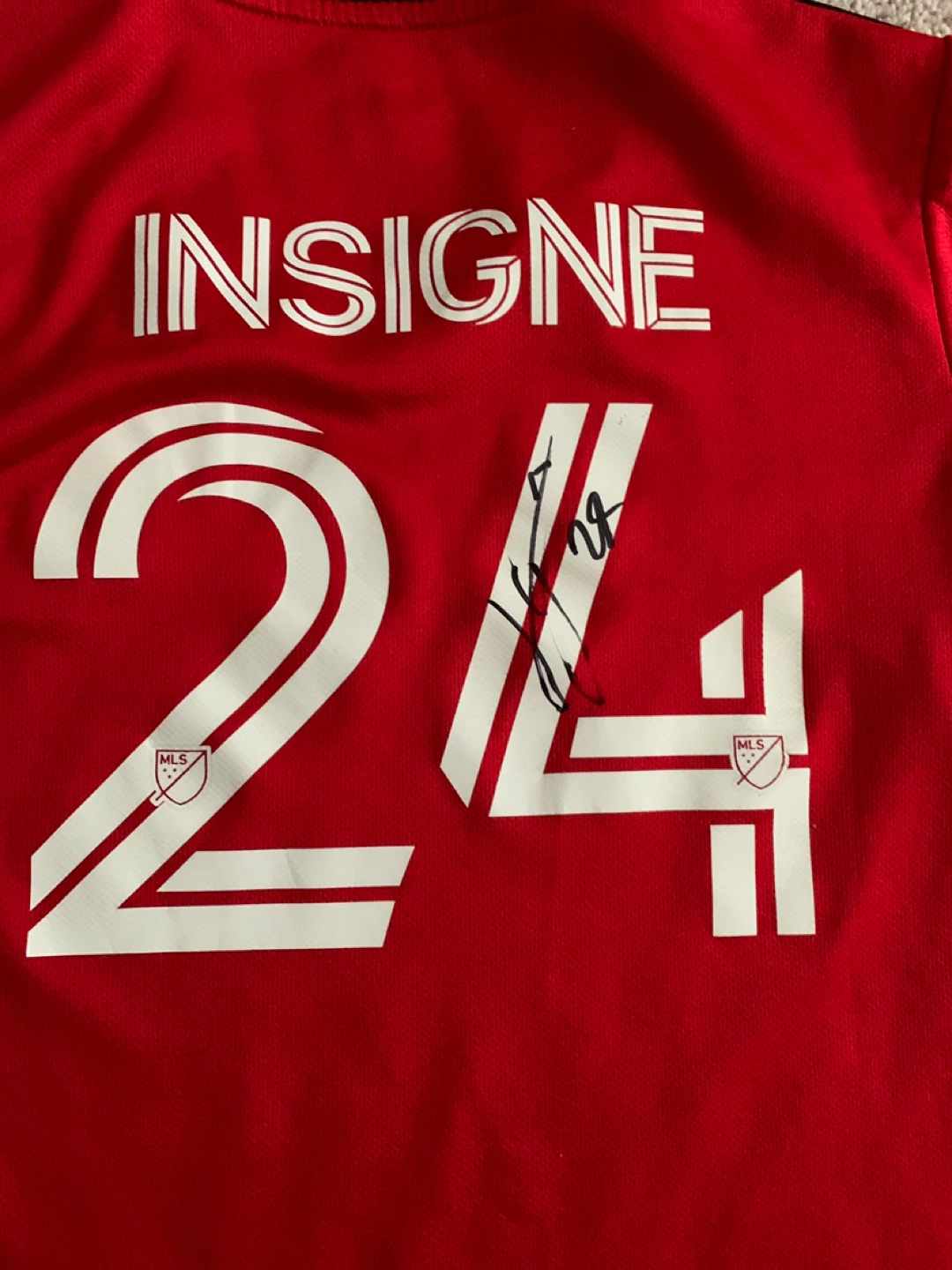 Toronto FC Signed Insigne #24 Soccer Jersey - photo 3