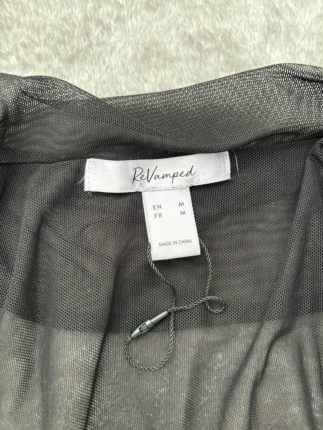 Black Mesh Cardigan - photo 2