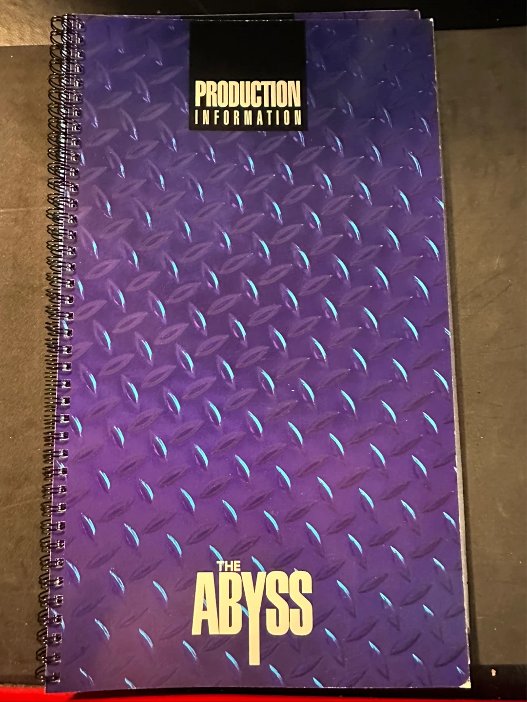 The Abyss Production Information Book - photo 3