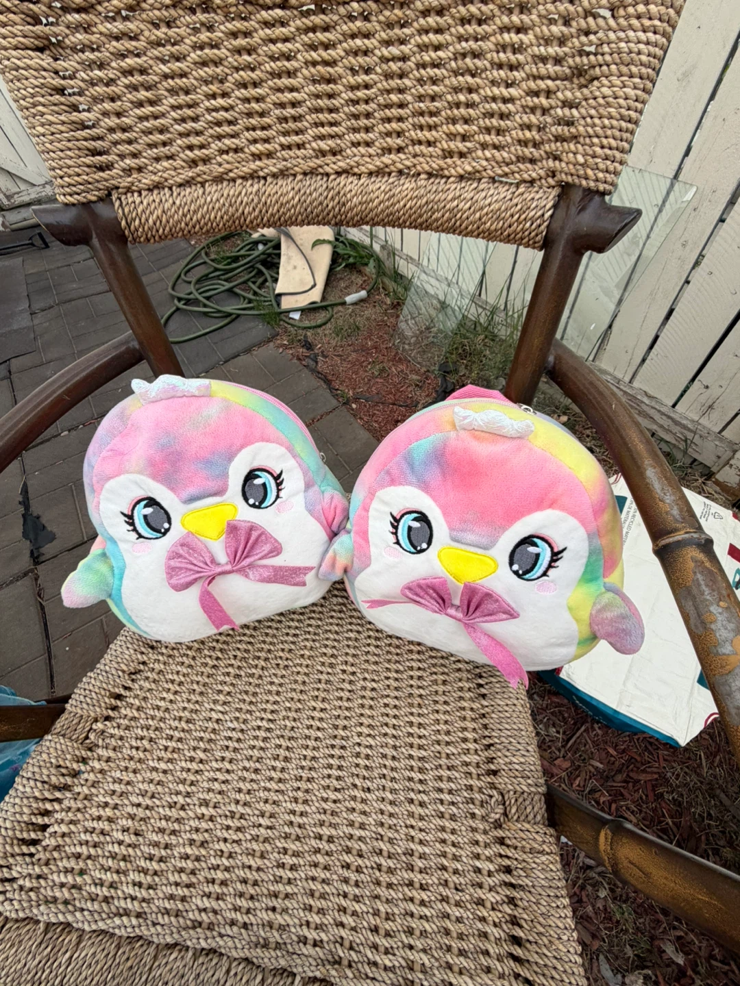 Plush Penguin Backpacks - Set of 2 - photo 3