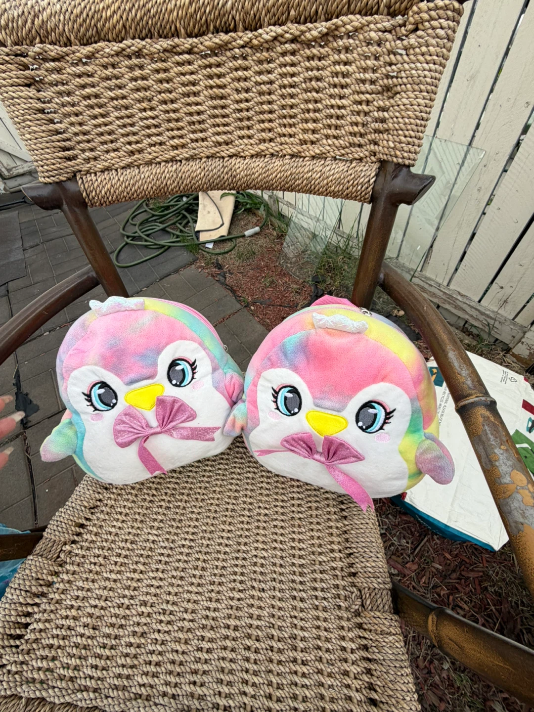 Plush Penguin Backpacks - Set of 2 - photo 4