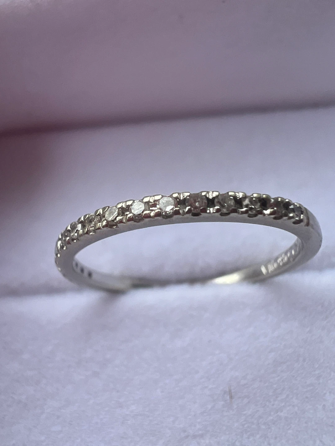 10 k Diamond Band Ring - photo 4