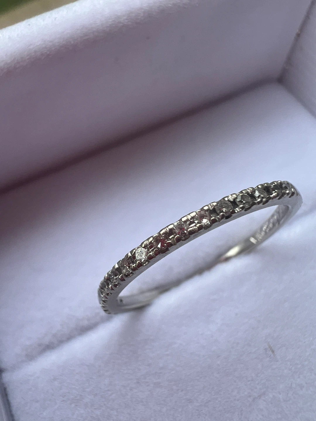 10 k Diamond Band Ring - photo 2