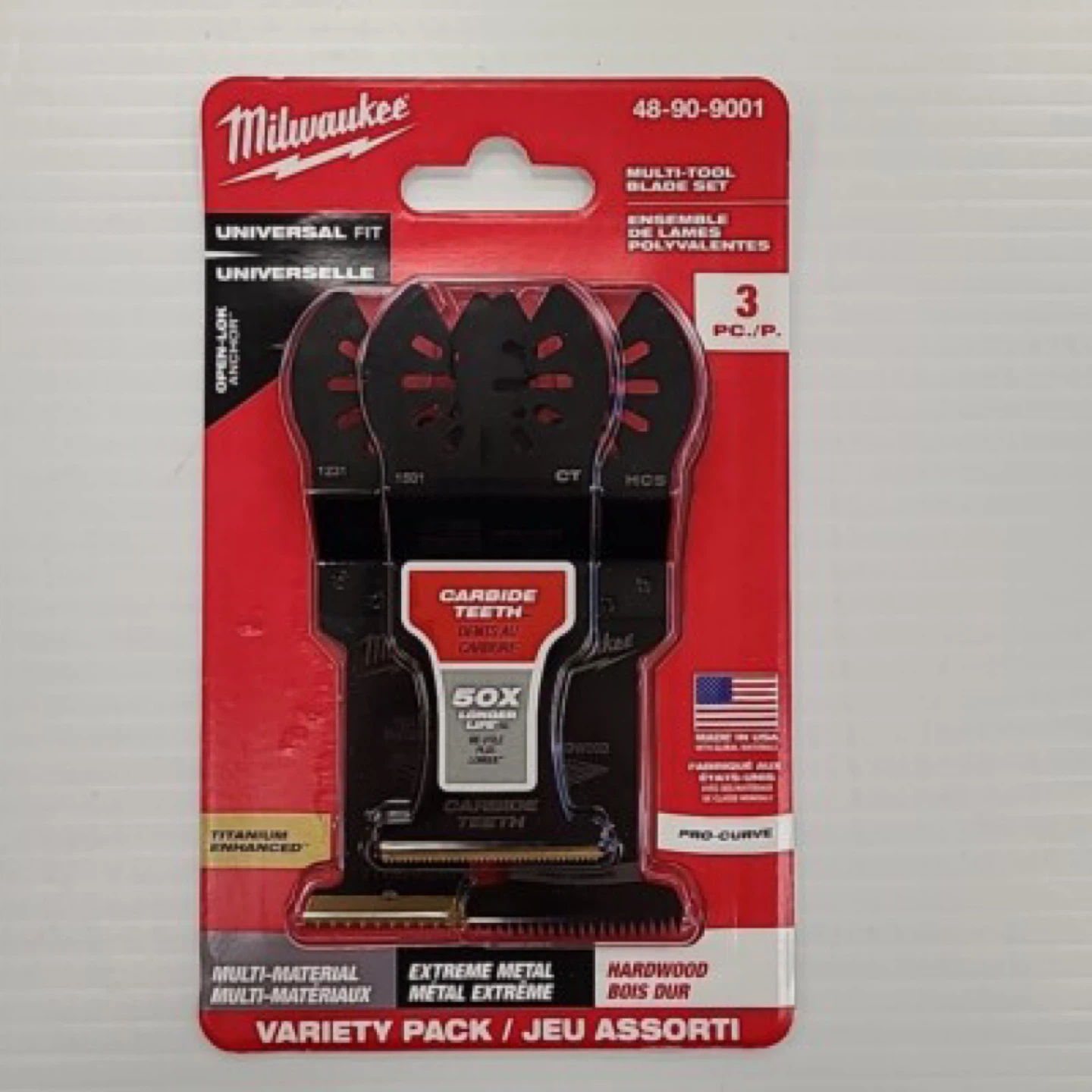 Milwaukee Multi-Tool Blade Set 3 Pc.(read bio)