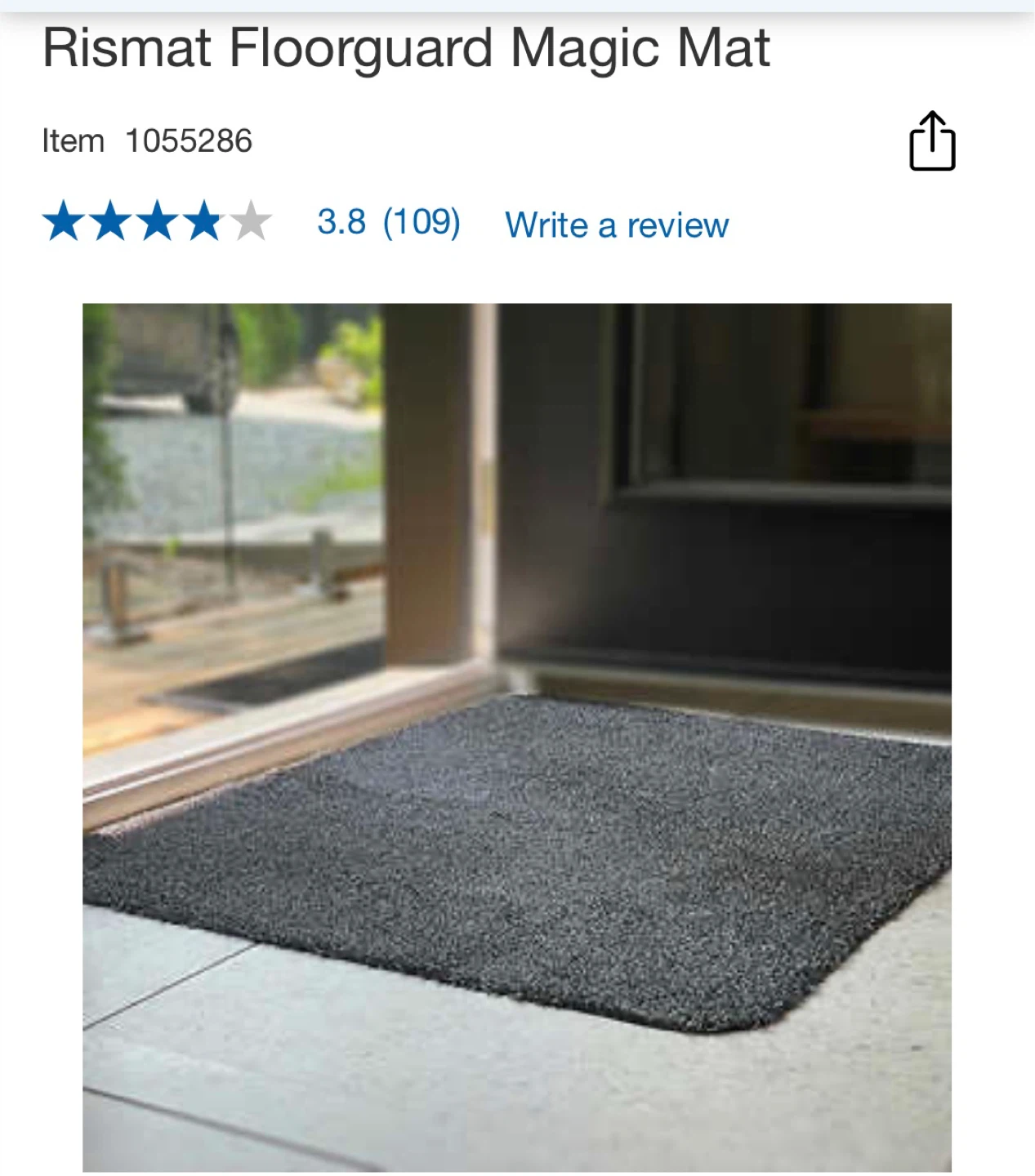Rismat Floorguard Magic Mat 2’ 6” x 4’ 11” - photo 2