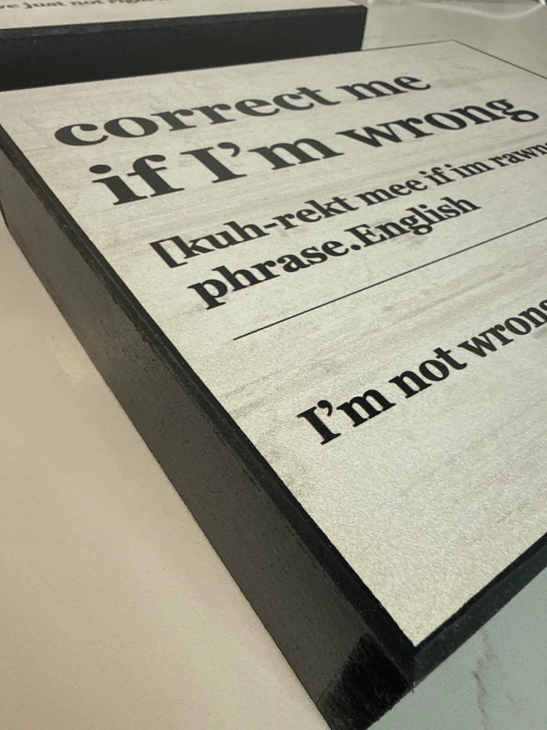 Set of 2 Humorous Wood Signs - NEW - photo 4