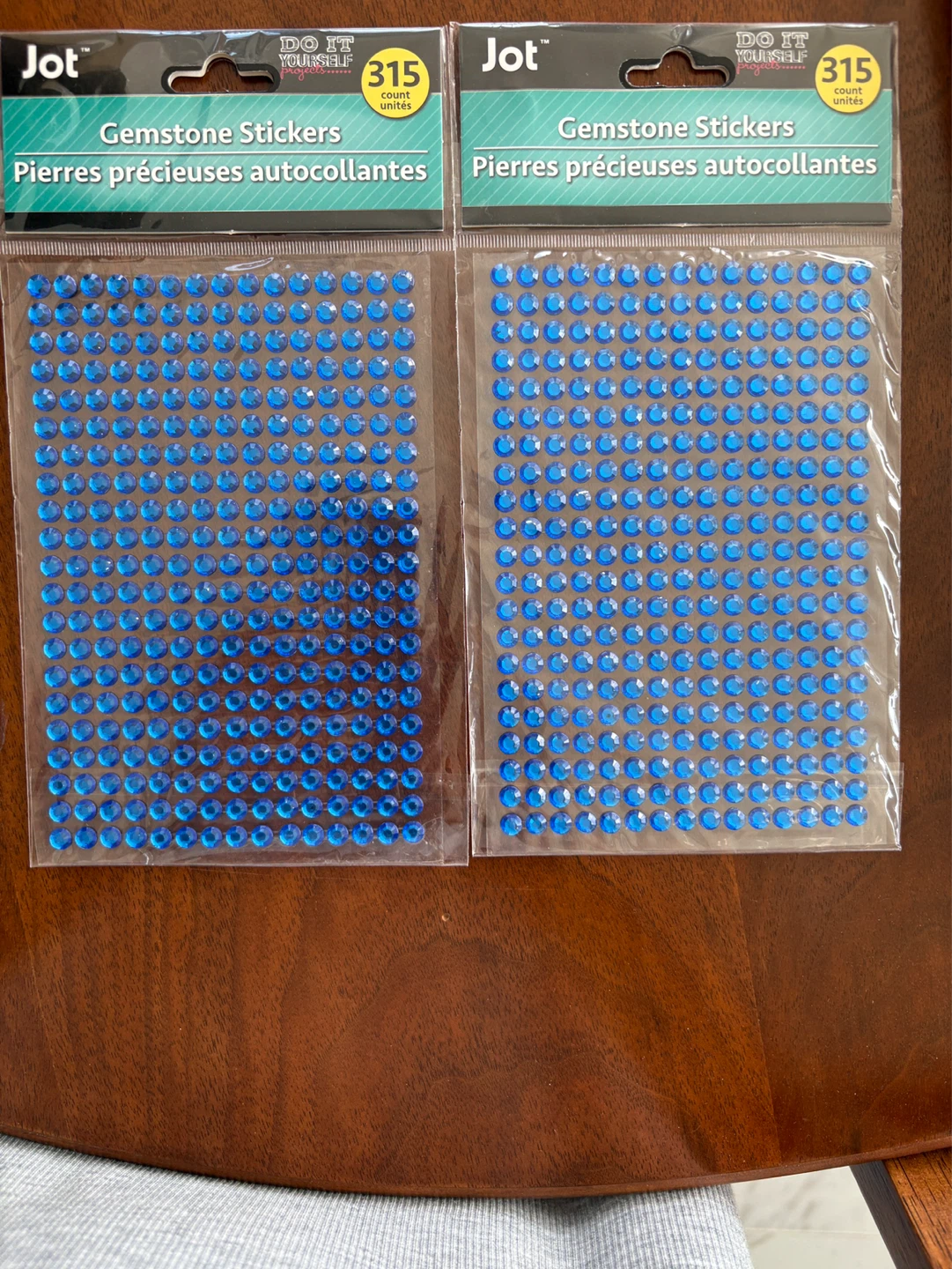 630 Jot Gemstone Stickers - Blue