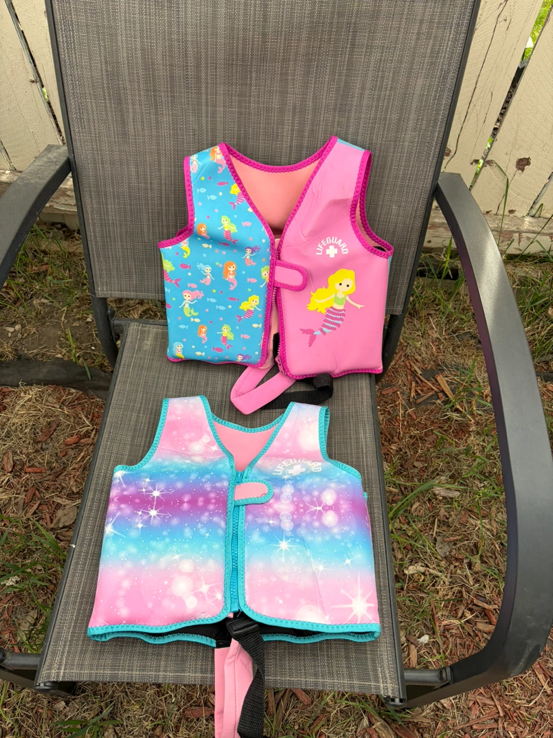 Two Girls' Life Vests - Mermaid & Galaxy Print - photo 3