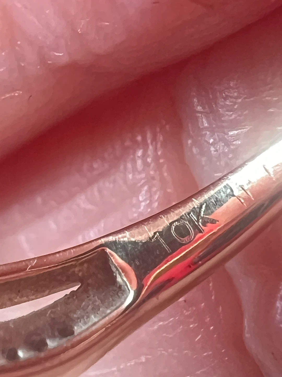10K Yellow Gold Diamond Halo Ring - photo 5