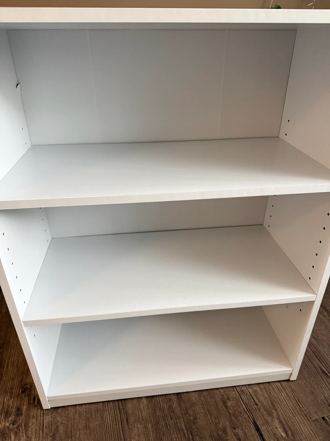 White 3-Shelf Bookcase - photo 4