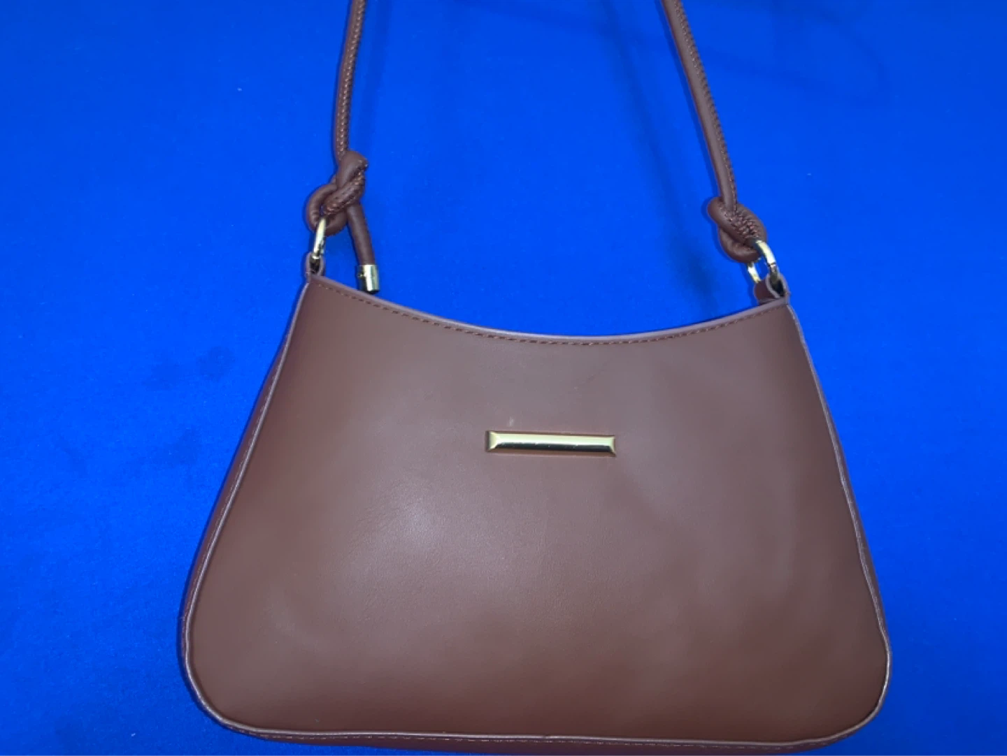 Brown shoulder bag