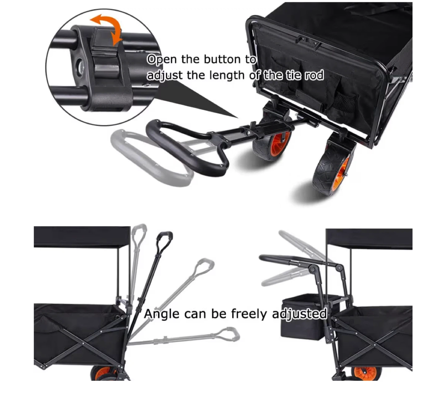Kids Wagon Stroller with Canopy - photo 2
