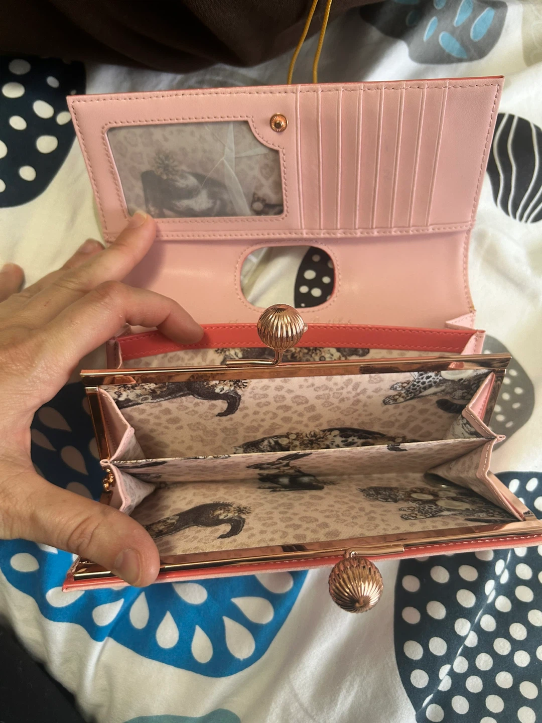 Ted Baker Pink Patent Leather Wallet - photo 3