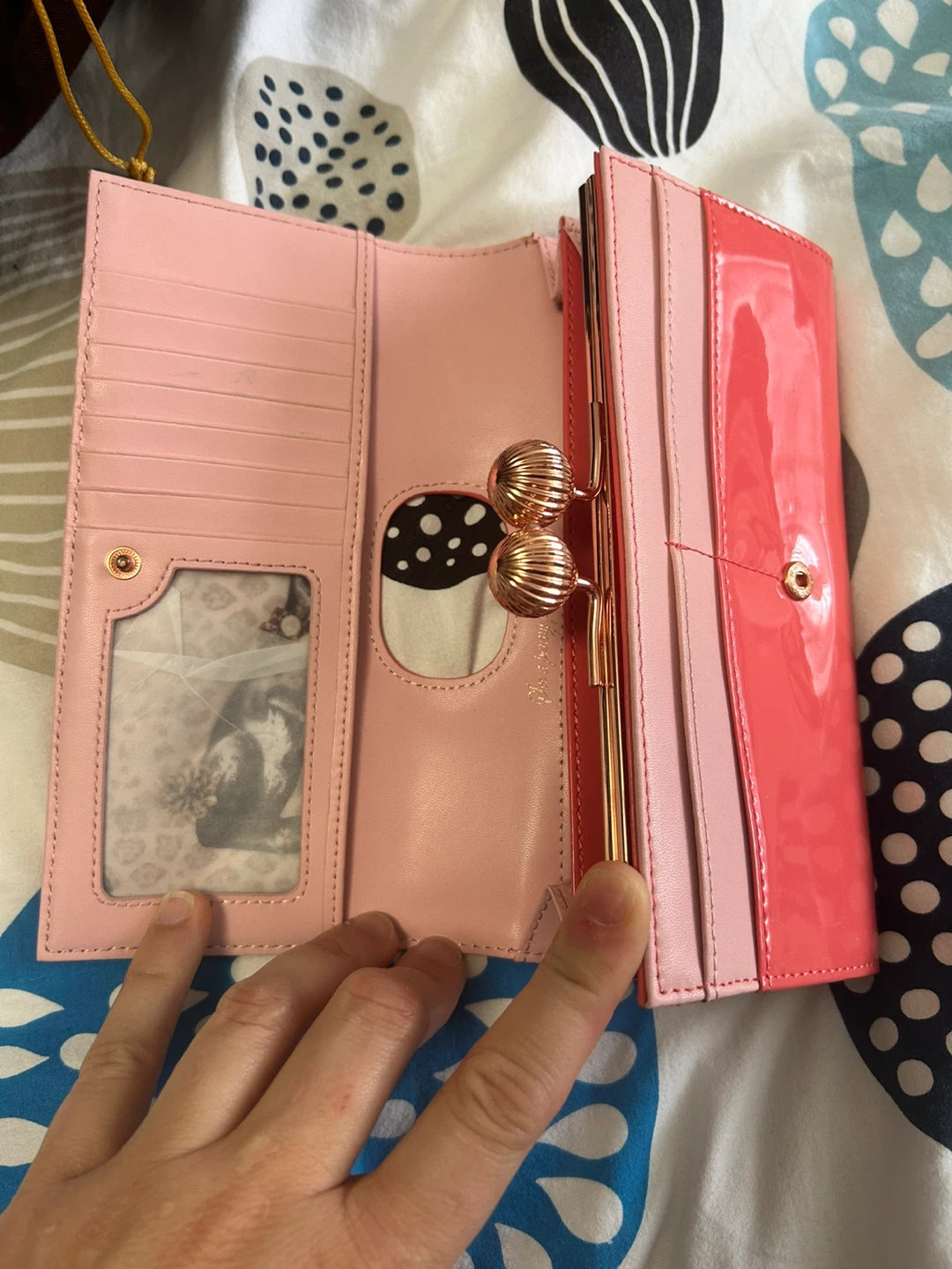 Ted Baker Pink Patent Leather Wallet - photo 2