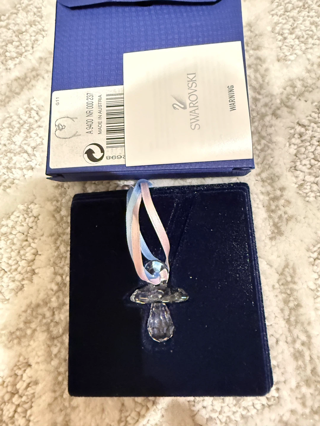 Swarovski Crystal Pacifier Ornament - photo 2