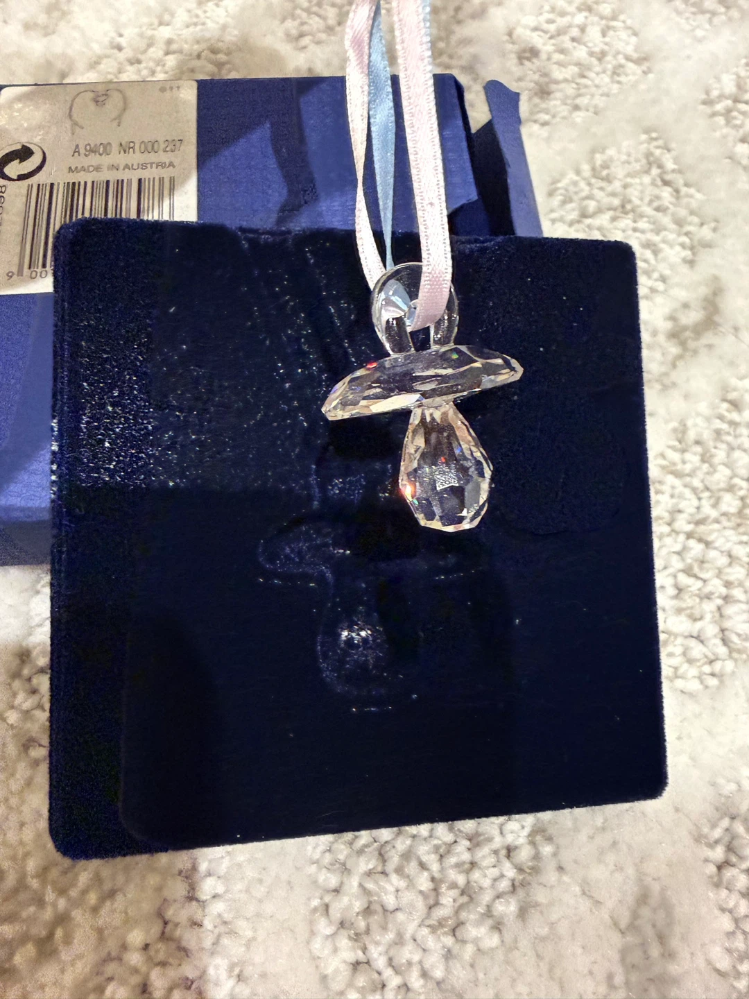 Swarovski Crystal Pacifier Ornament - photo 3