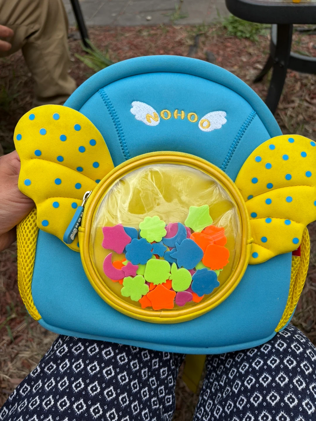 NOHOO Blue and Yellow Kids Backpack with Wings - photo 2
