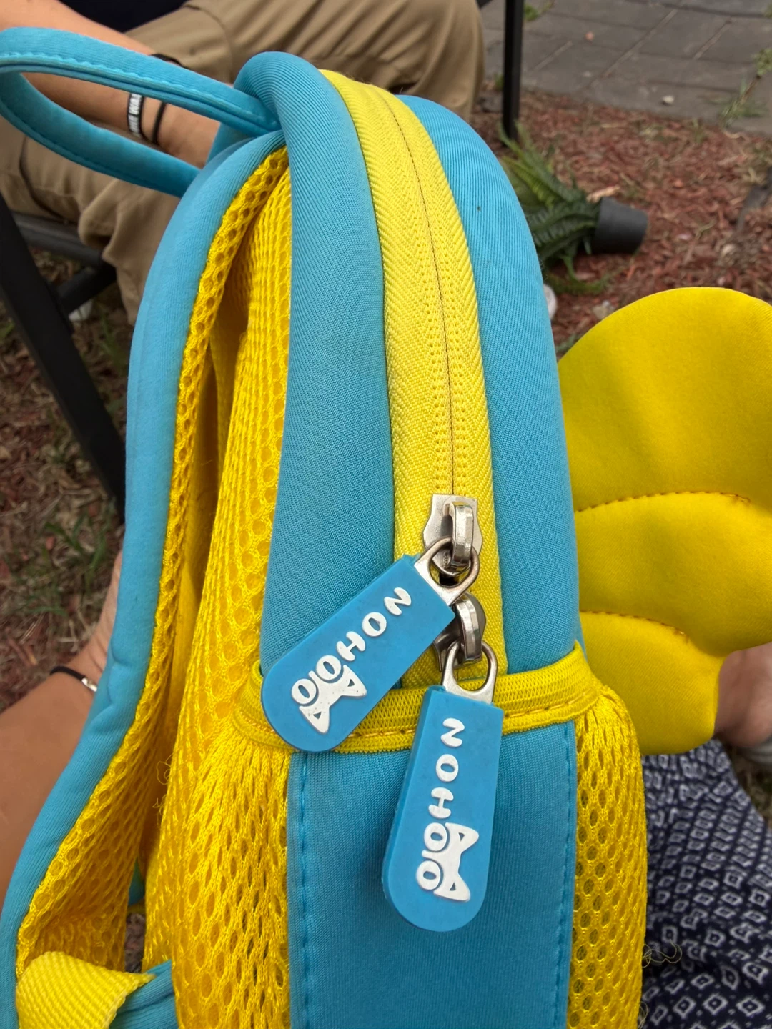 NOHOO Blue and Yellow Kids Backpack with Wings - photo 4