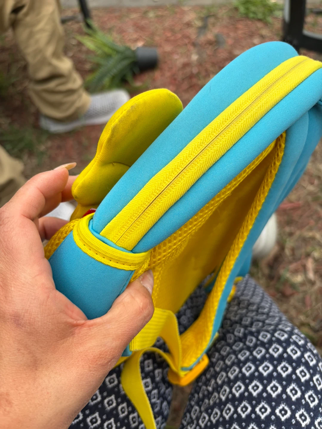 NOHOO Blue and Yellow Kids Backpack with Wings - photo 5