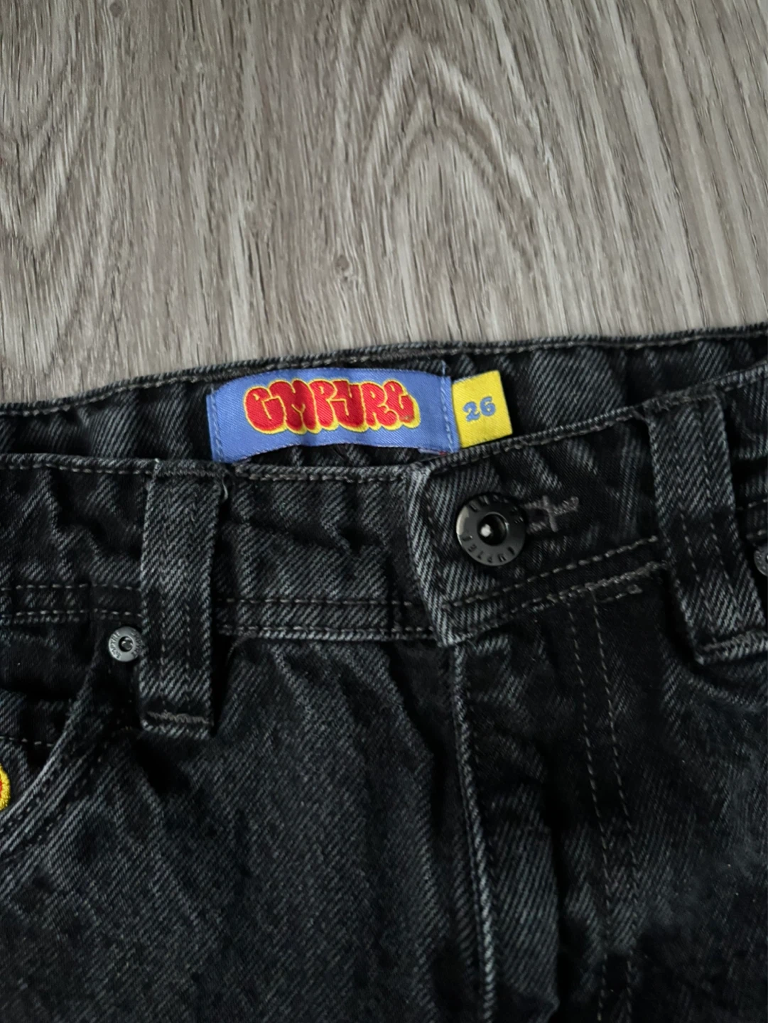 GMPRY Denim Jeans Size 26 Black Wash - photo 3