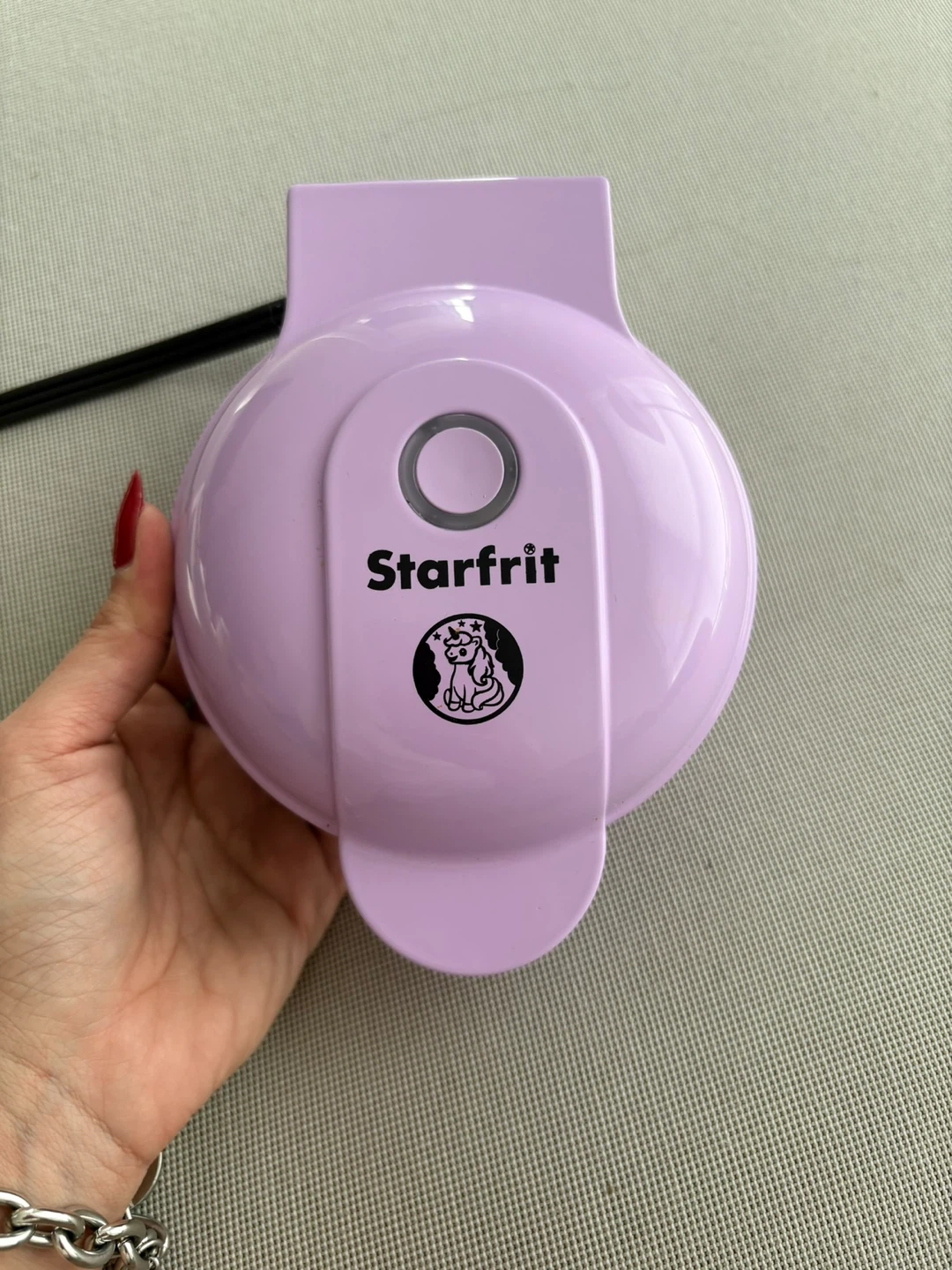 Starfrit Unicorn Mini Waffle Maker