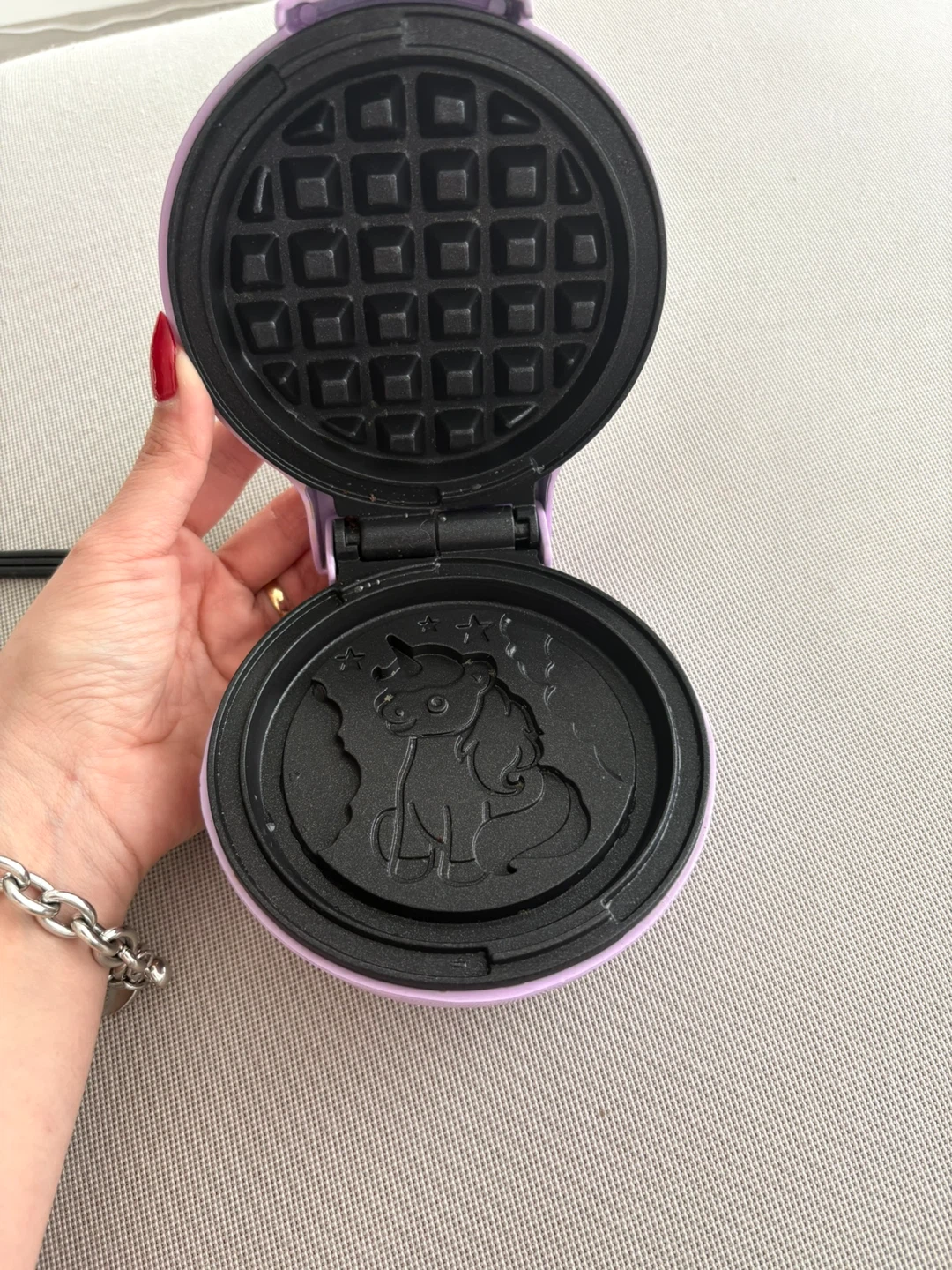 Starfrit Unicorn Mini Waffle Maker - photo 2