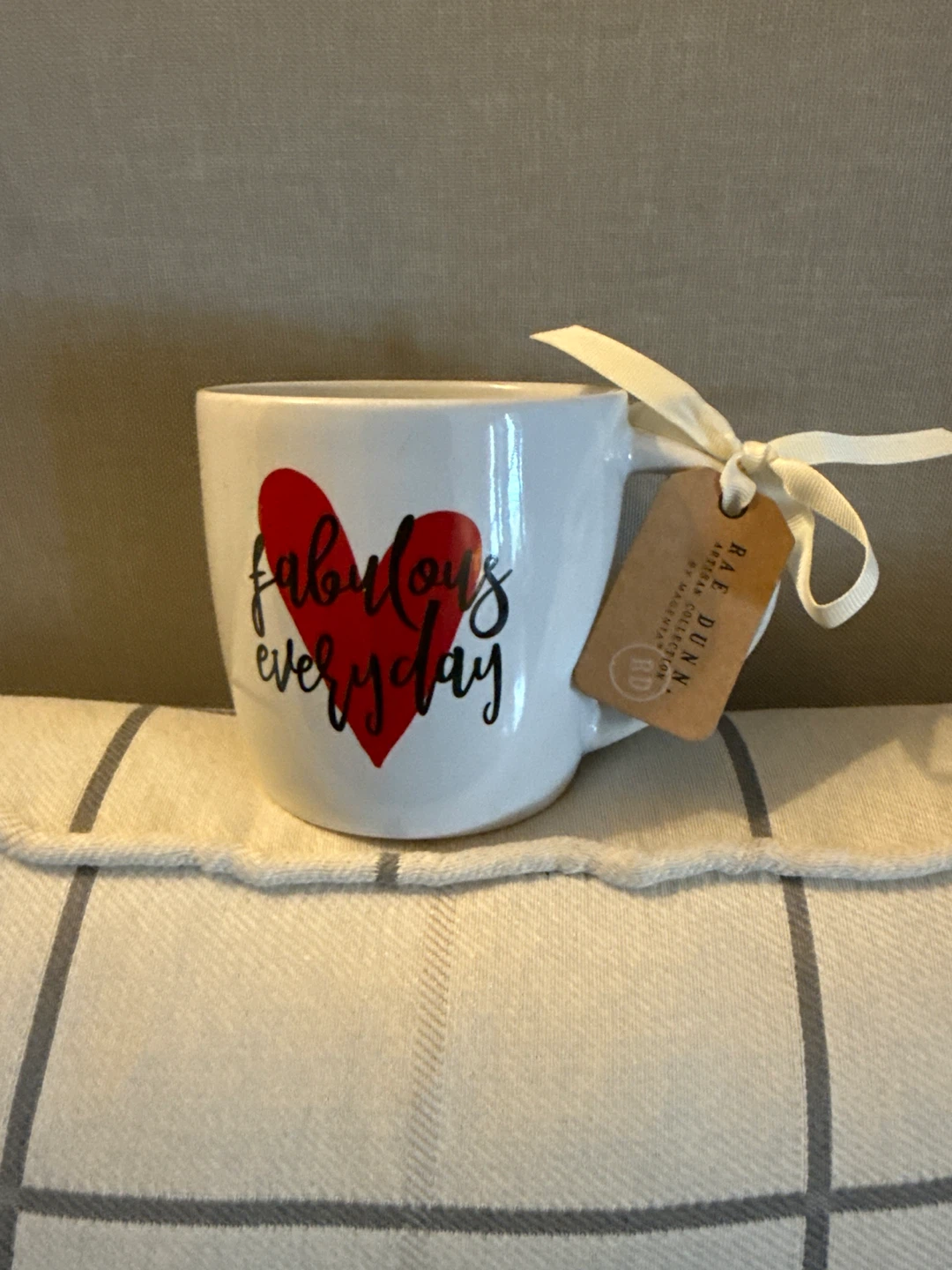 Rae Dunn "fabulous everyday" Heart Mug